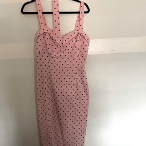 Vixen blush pink Maneater wiggle dress